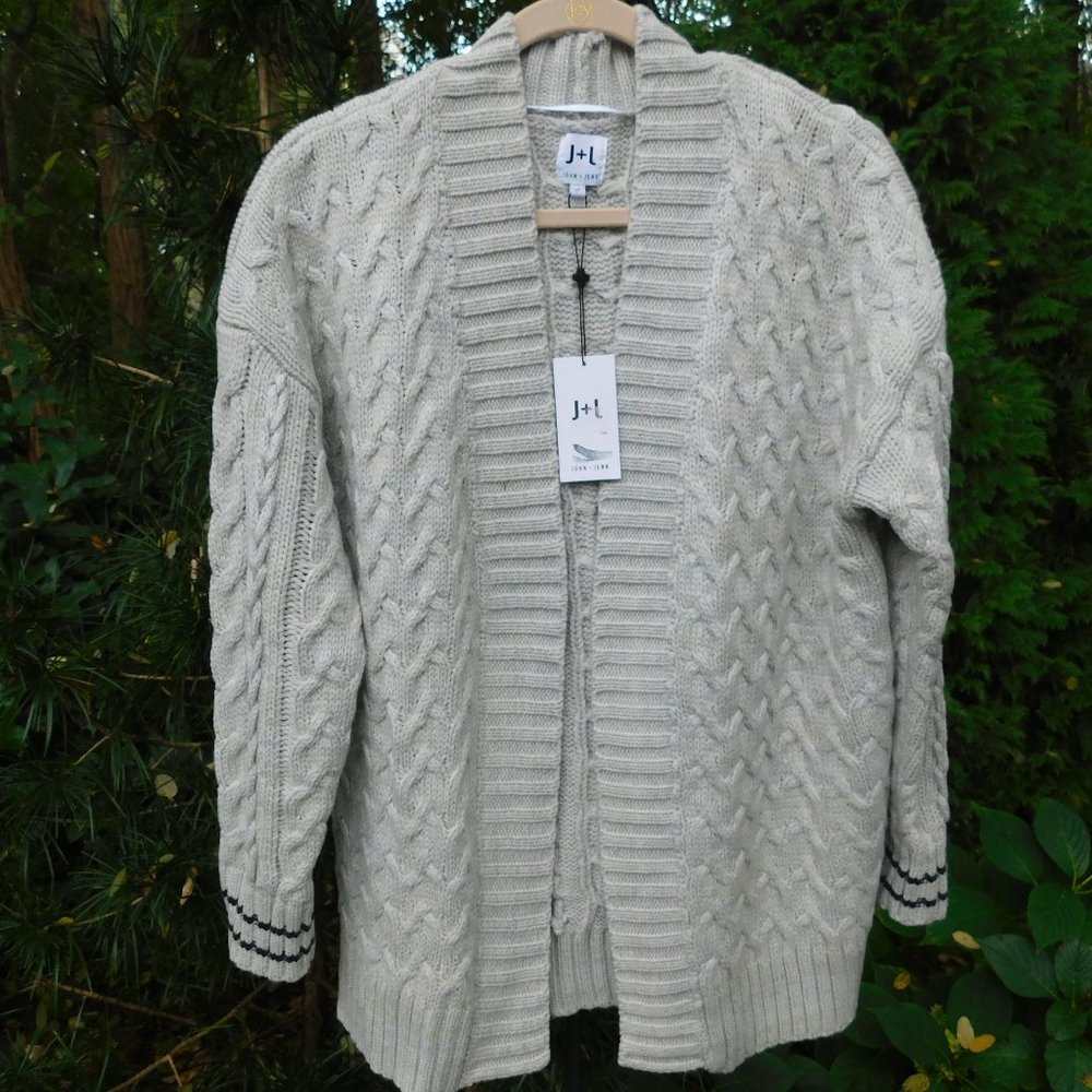 John + Jenn Oversized Chunky Varsity Sweater NWT
